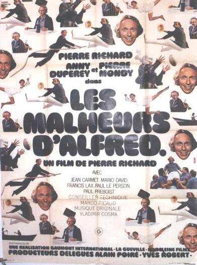 'Les malheurs d'Alfred' de Pierre Richard, 1972